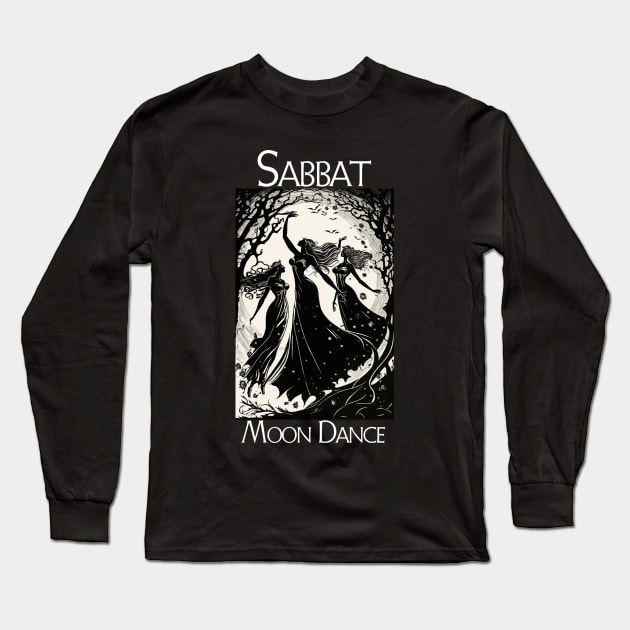Sabbat Moon Dance 02 Long Sleeve T-Shirt by BarrySullivan